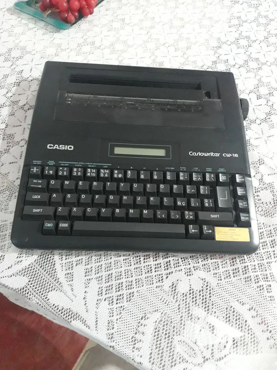 Máquina de escrever eletrônica Casio  - Foto 3