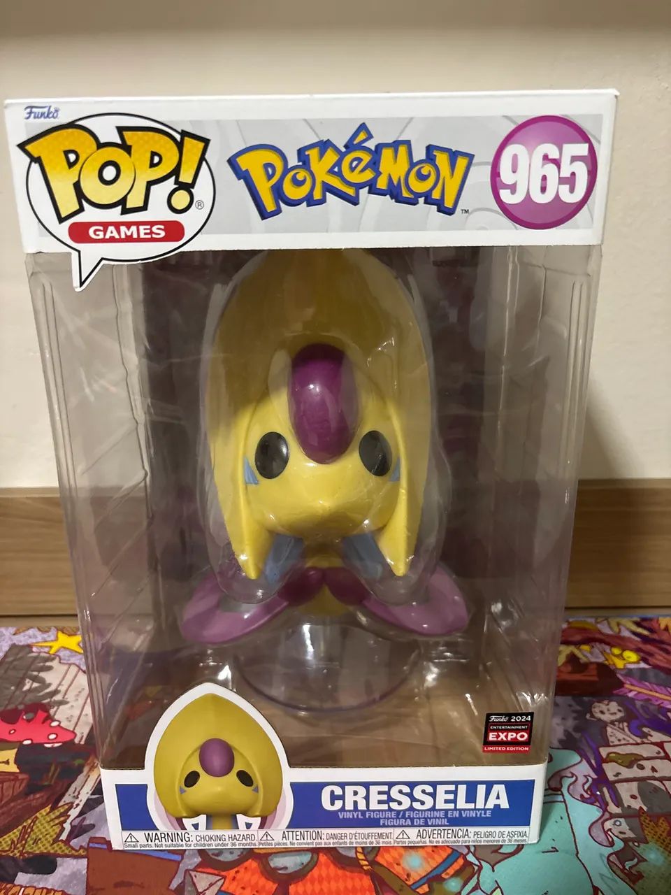 Funko pop GIGANTE Pokémon cresselia! Edição limitada e especial da funko expo 2024! - Foto 2
