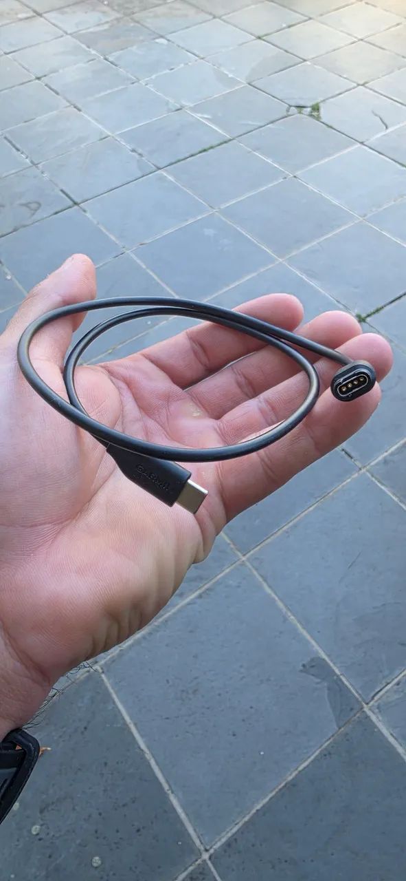 Relógio Garmin Forerunner 55 usado e em excelente estado, com caixa e cabo de carregamento - Foto 5