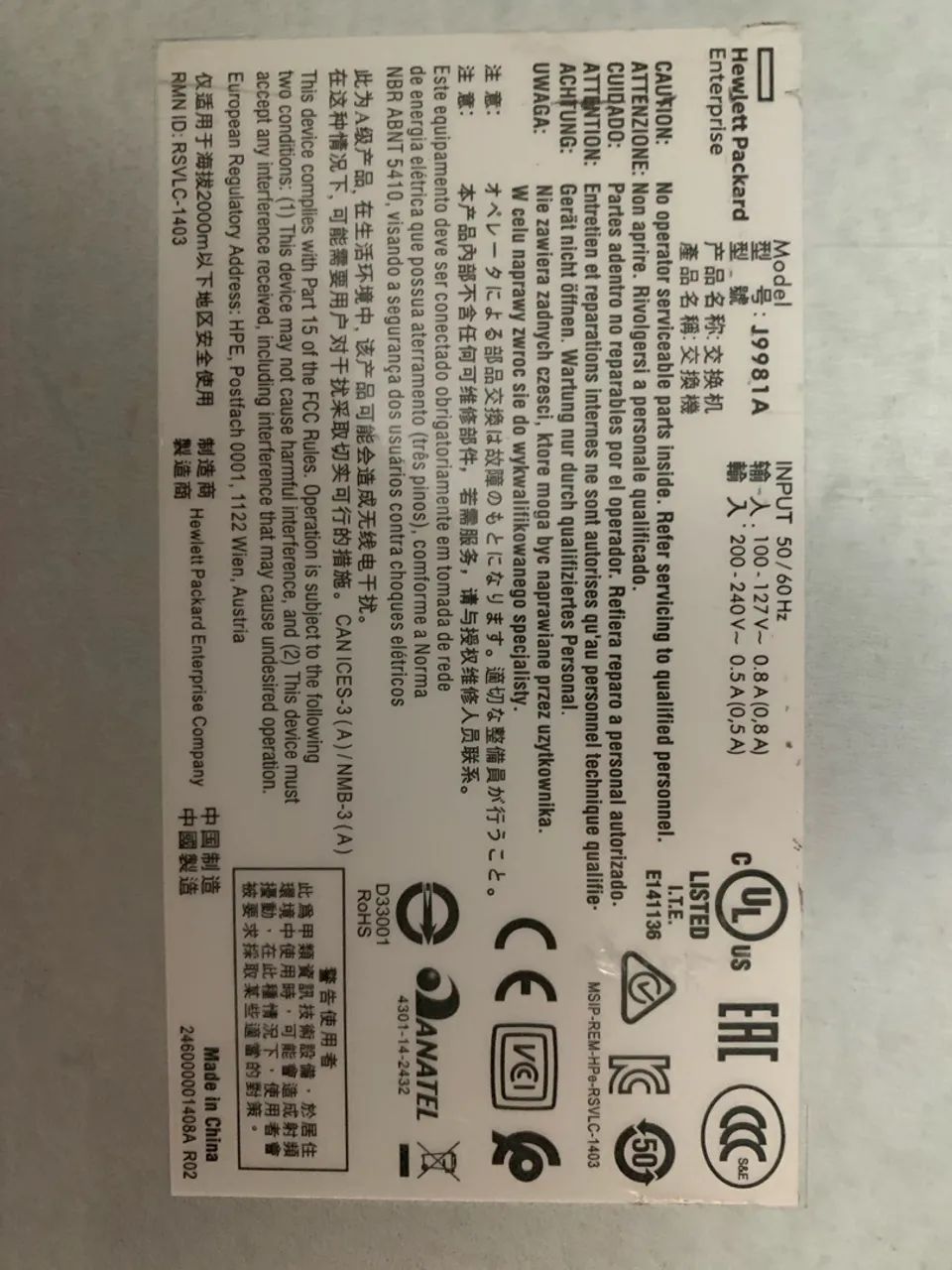 HPE OfficeConnect 1820 Series Switch J9981A - Foto 2