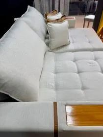 Sofá Cama Bel. (2,38m) em Linho ? Dividimos Em Até 10x Sem Juros - Foto 2