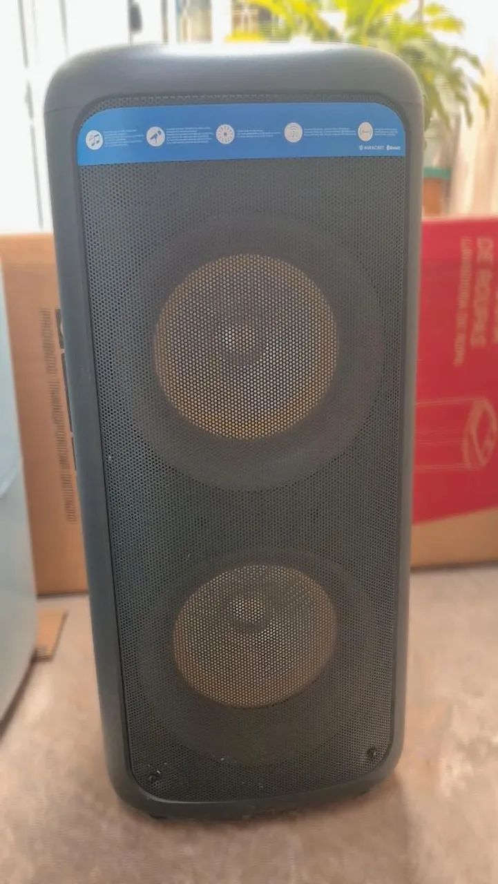 Caixa de som Philips 1500w, aceito proposta  - Foto 2