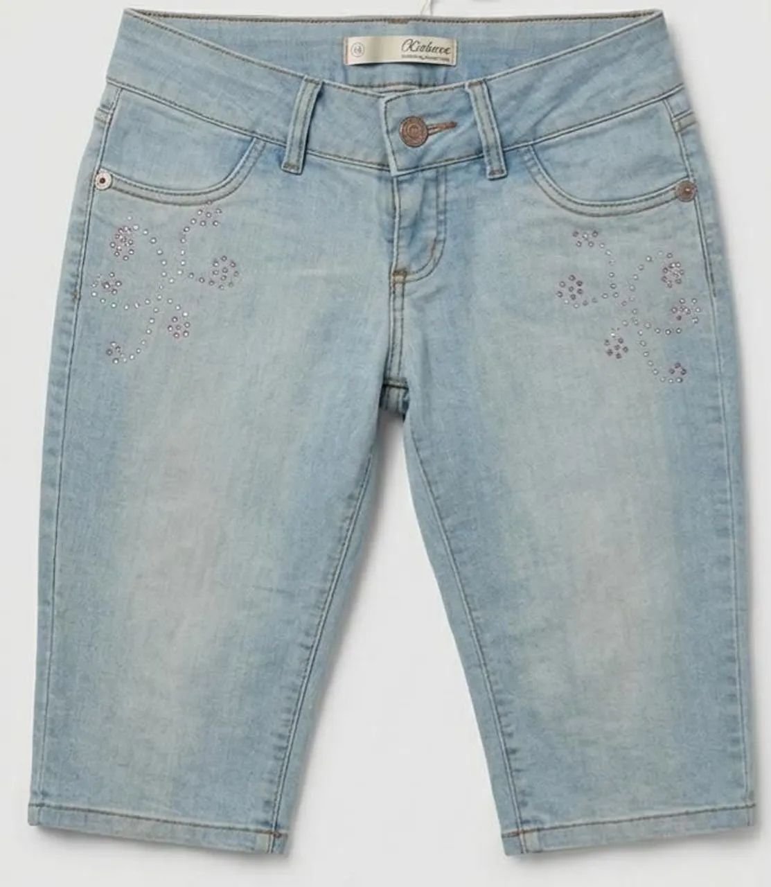 Lote Calça Capri e Saia Jeans Feminino - Foto 3