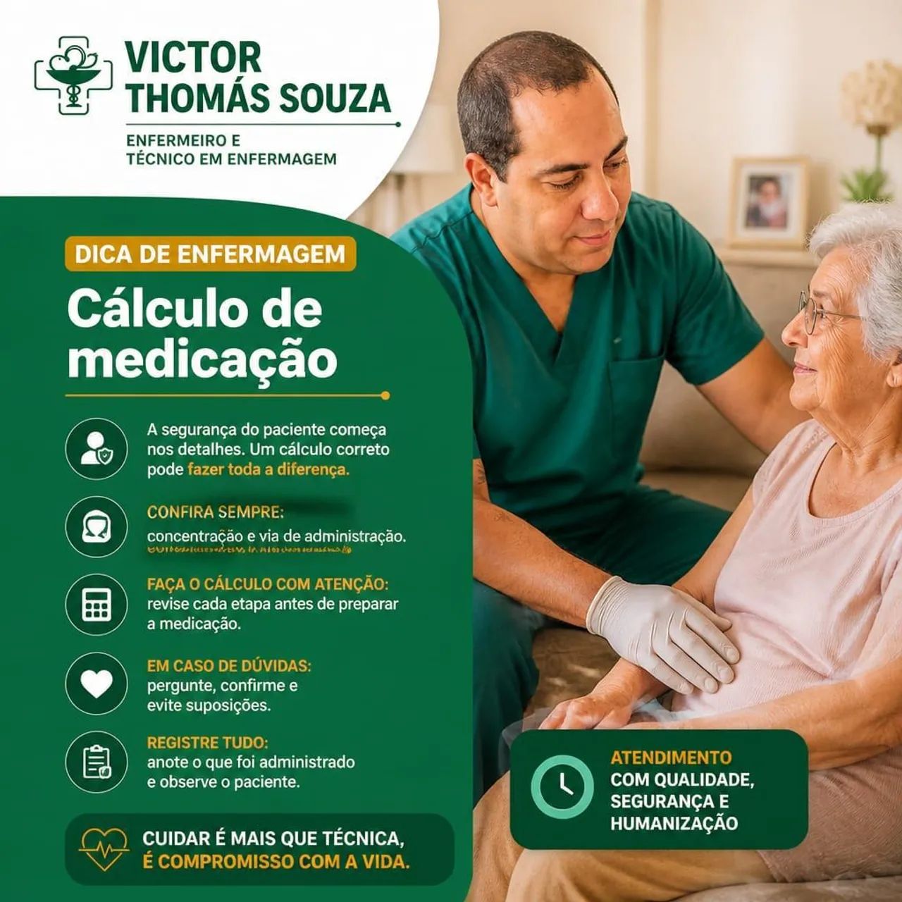 ENFERMEIRO E TÉCNICO EM ENFERMAGEM. - Foto 4