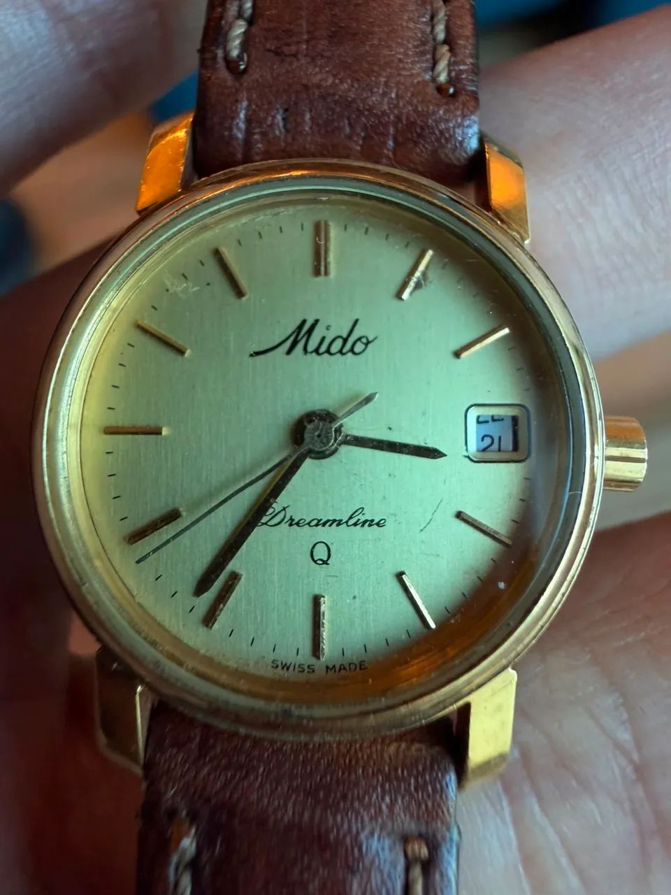Relógio de Ouro maciço 18K Mido Dreamline