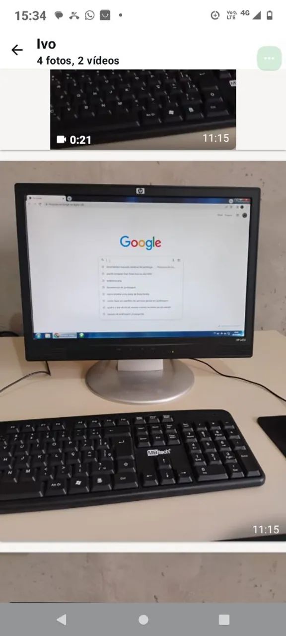 Computador com mesa de trabalho  - Foto 2