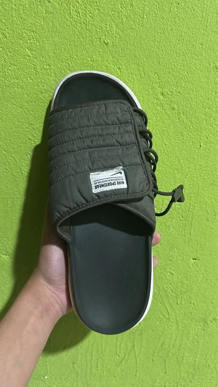 CHINELO NIKE ASUNA 2 SLIDE VERDE - Foto 2