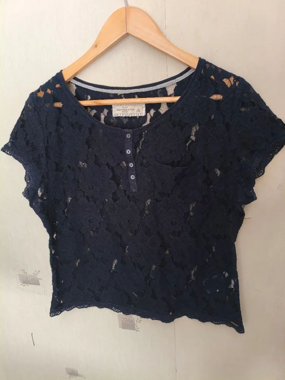 Abercrombie & Fitch blusa renda L - Foto 2