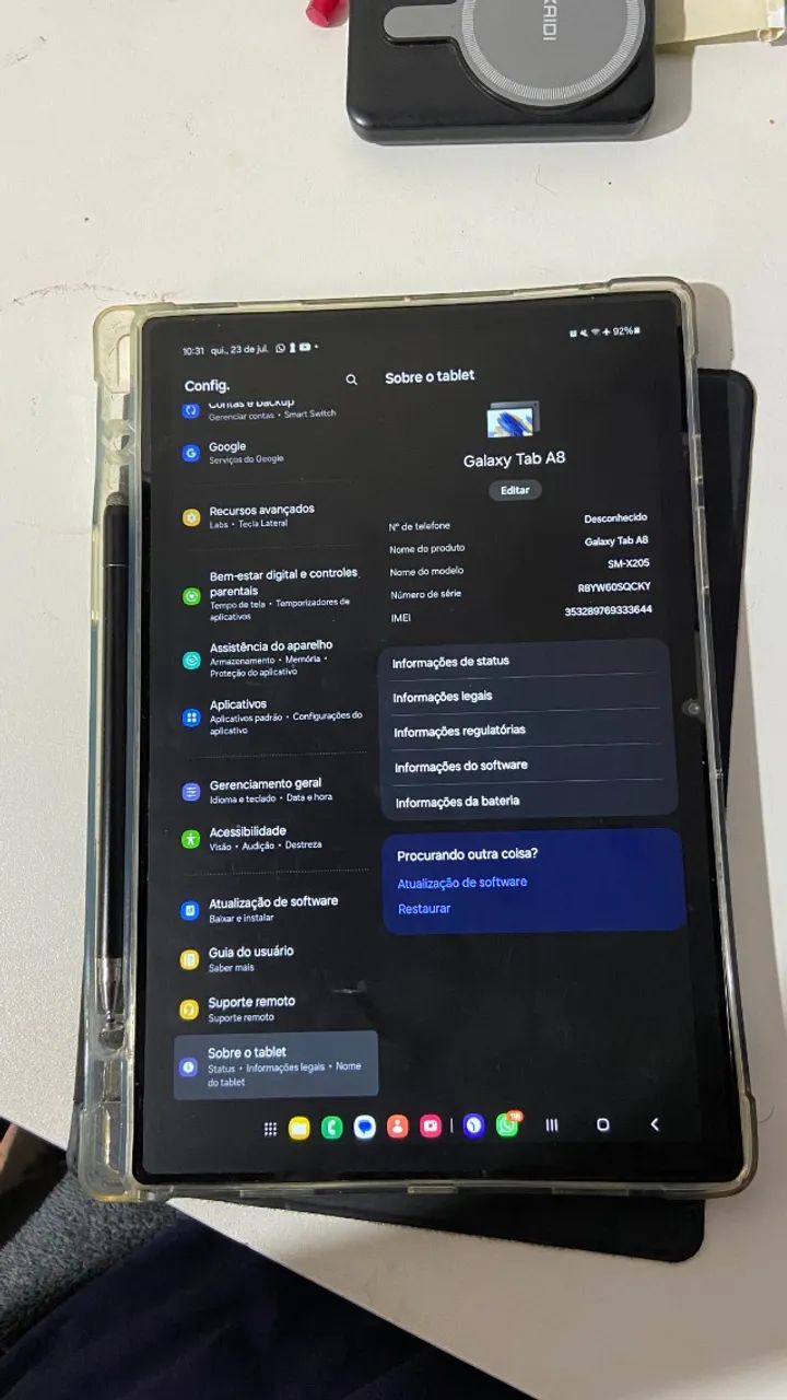 Galaxy TAB A8 Wifi + 4G