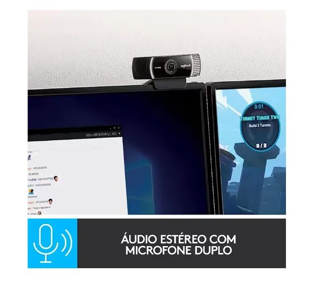 Webcam Full HD Logitech C922 Pro - Foto 4