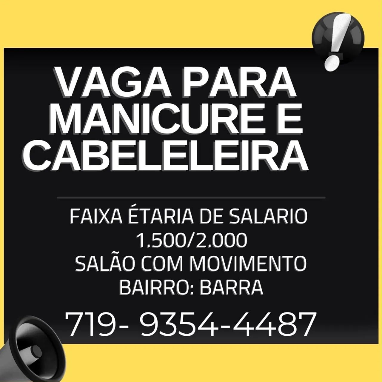 Manicure ,cabeleireira ?
