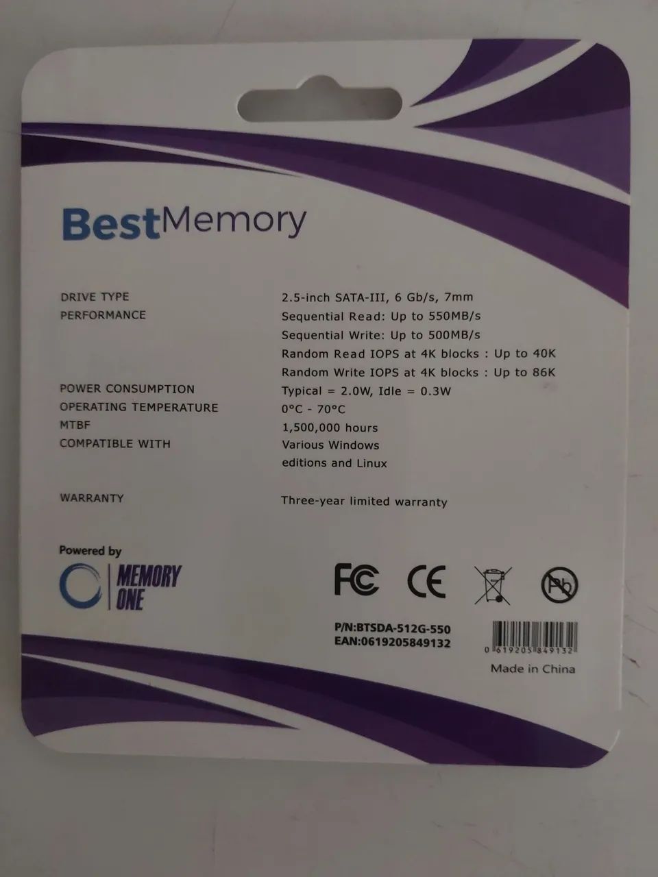 Ssd best memory 512gb - Foto 2