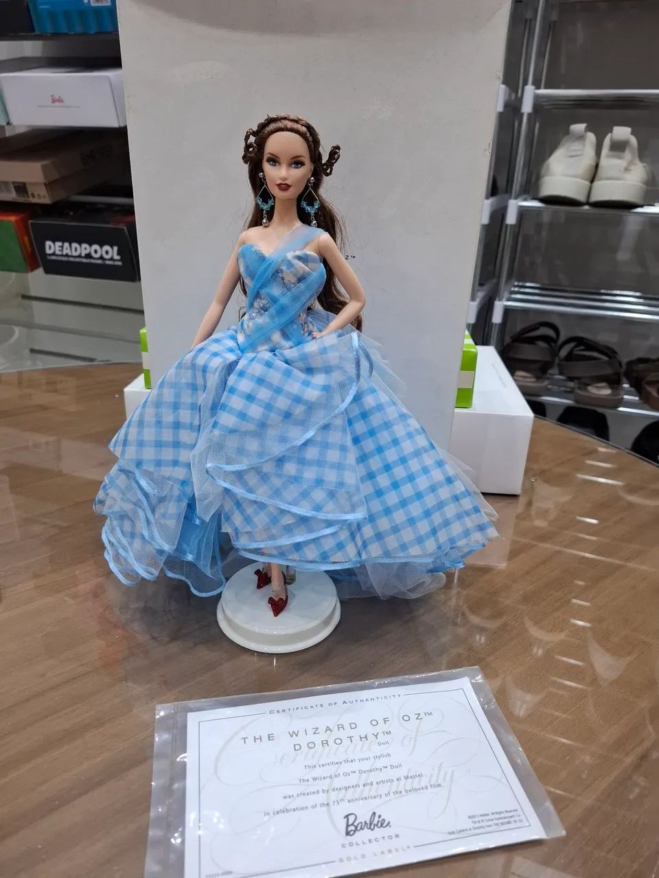 Boneca barbie collector o mágico de oz dorothy