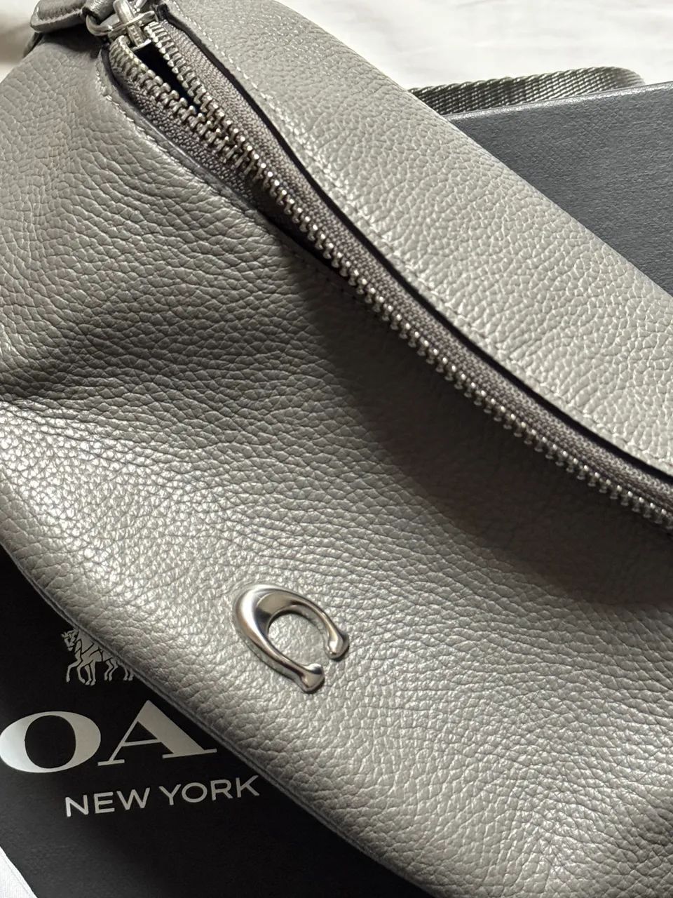 Pochete Coach Charter 7 - CINZA - Rara - Foto 3