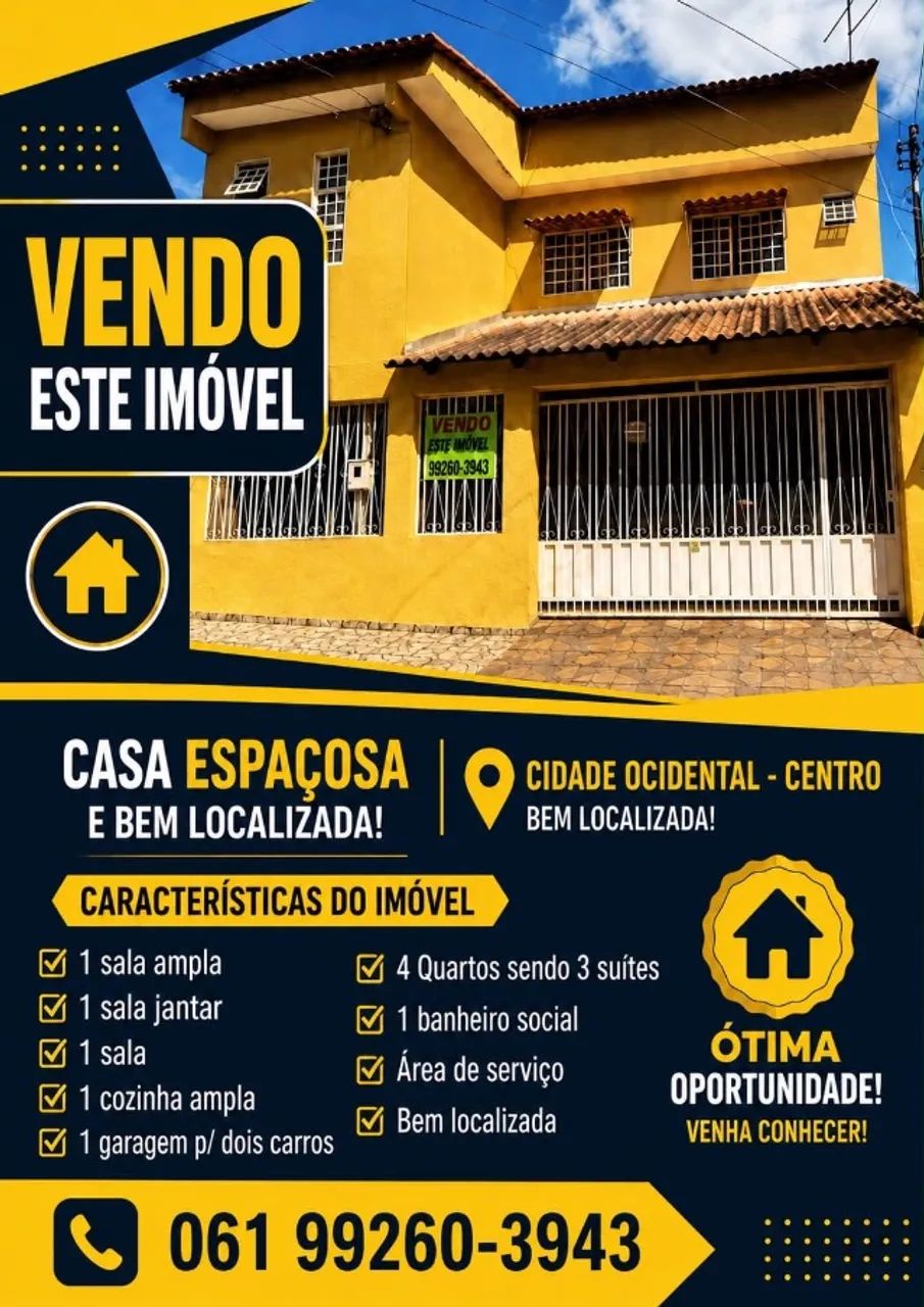 Casa em Cidade Ocidental
