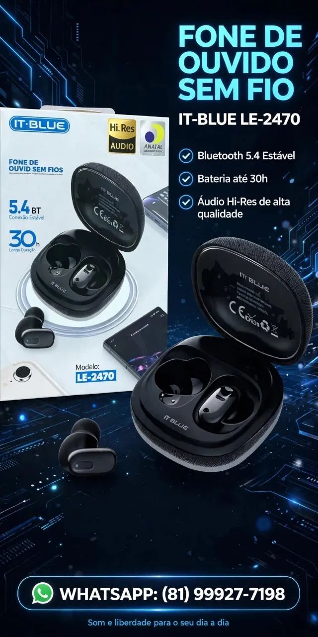 FONE VIA BLUETOOTH