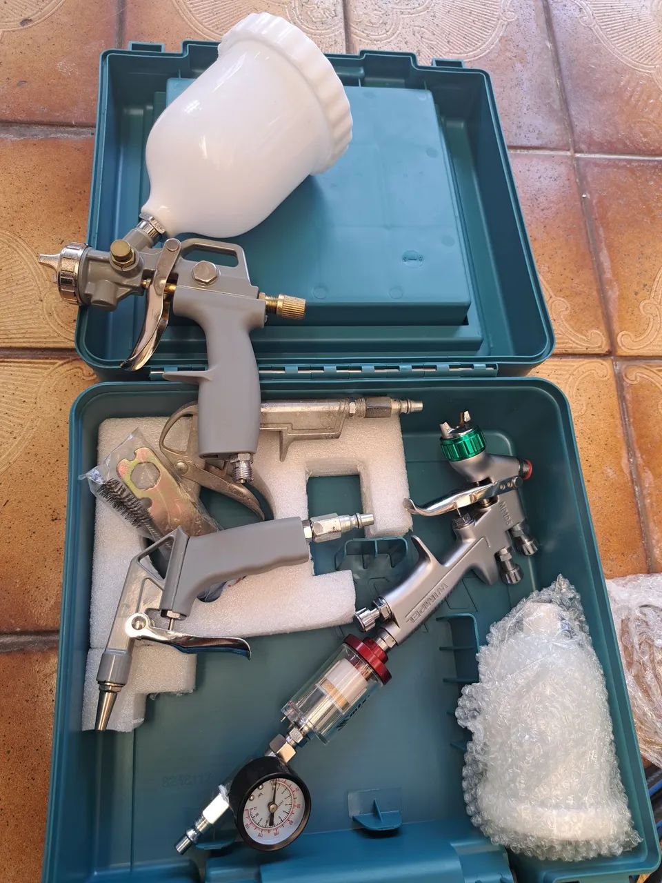 Kit Pistola de pintura Wimpel MP 105 com muitos extras - Foto 2