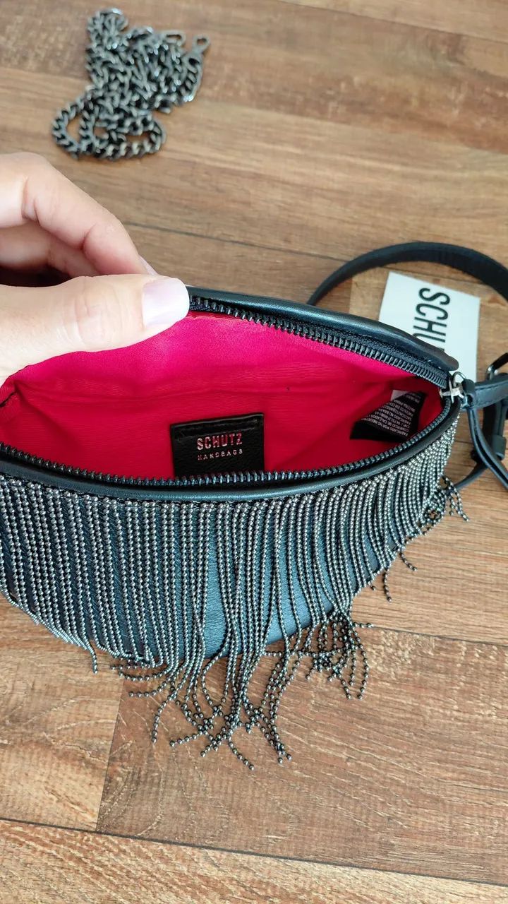 Bolsa em couro Schutz - Foto 5