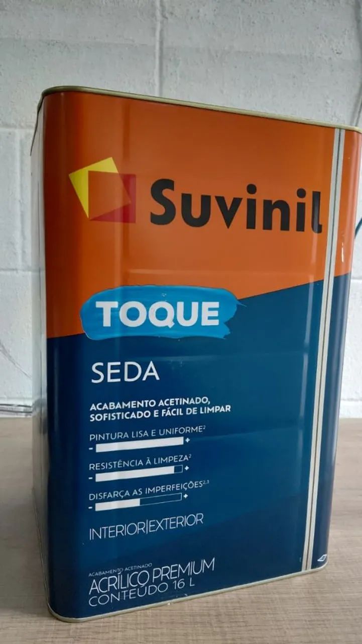 Tinta Suvinil Toque de Seda - Branco Acetinado | 16 Litros