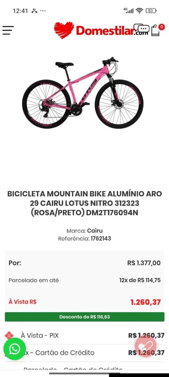 Bike Lotus rosa 21 marchas  - Foto 2