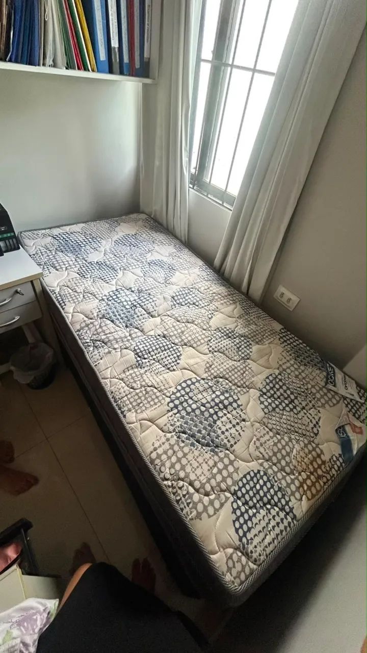 Cama box de solteiro 
