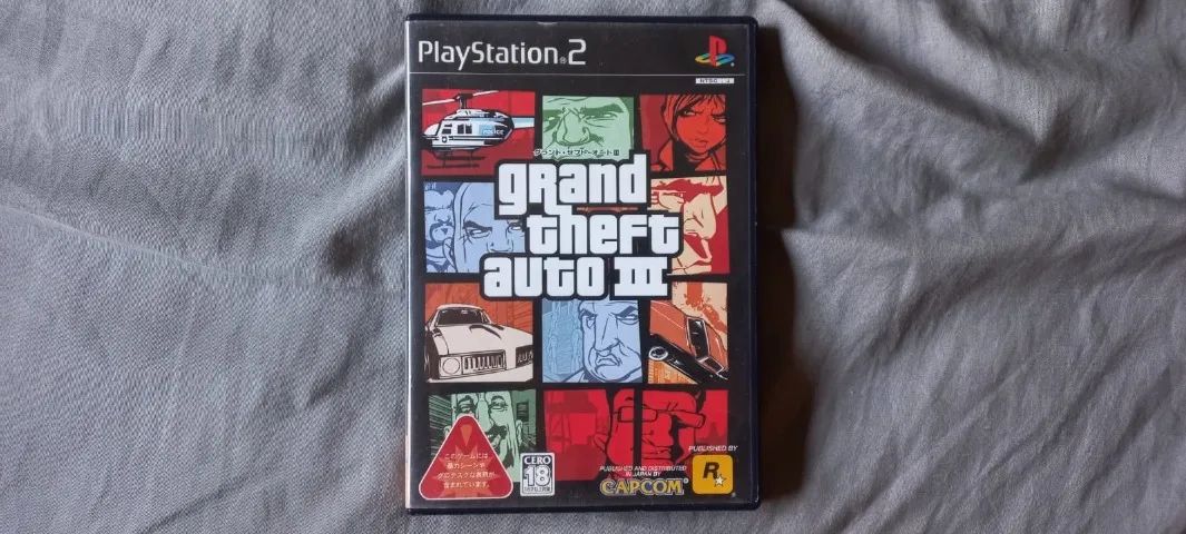 Gta 3 (Com Manual E Mapa) - Ps2 / Original Japonês (Usado)