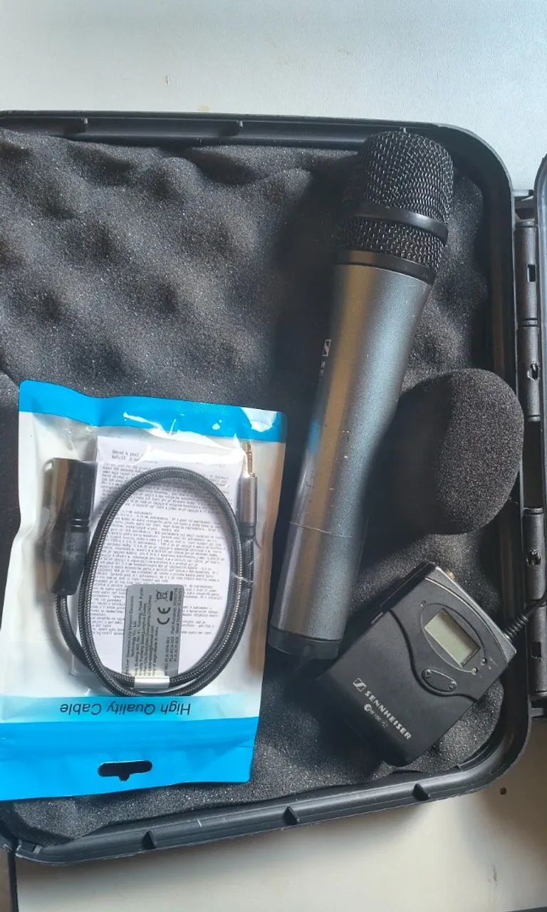Microfone Sennheiser Ew100 G2 de mão para câmera ou som - Foto 2