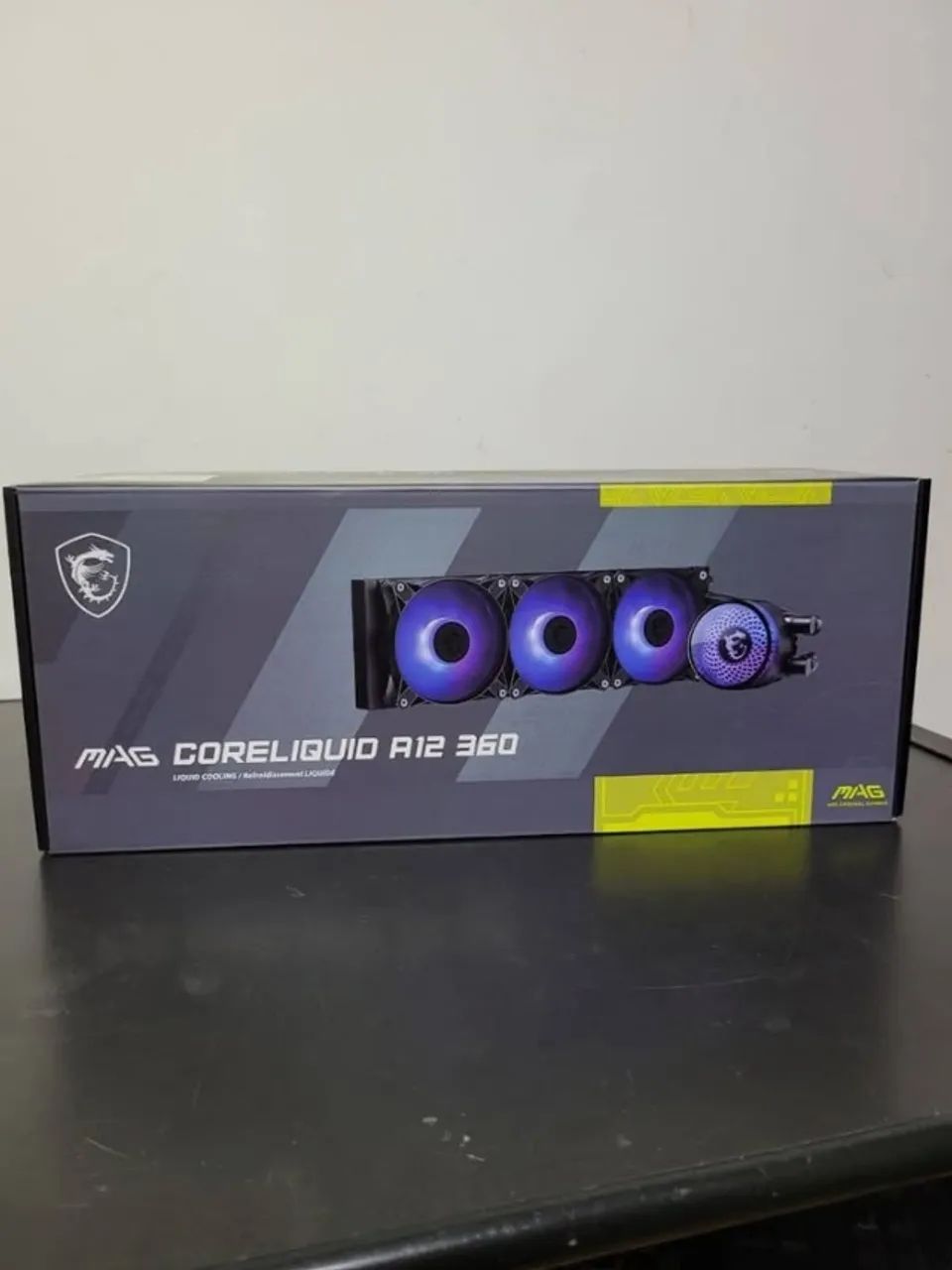 Water Cooler MSI MAG Coreliquid A12, ARGB, 360mm, Intel e AMD, (NOVO)