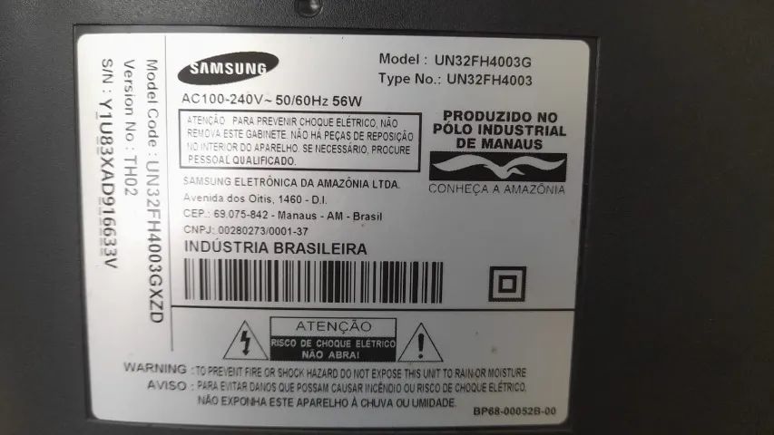 TV LED Samsung UN32FH4003G - 32 Polegadas