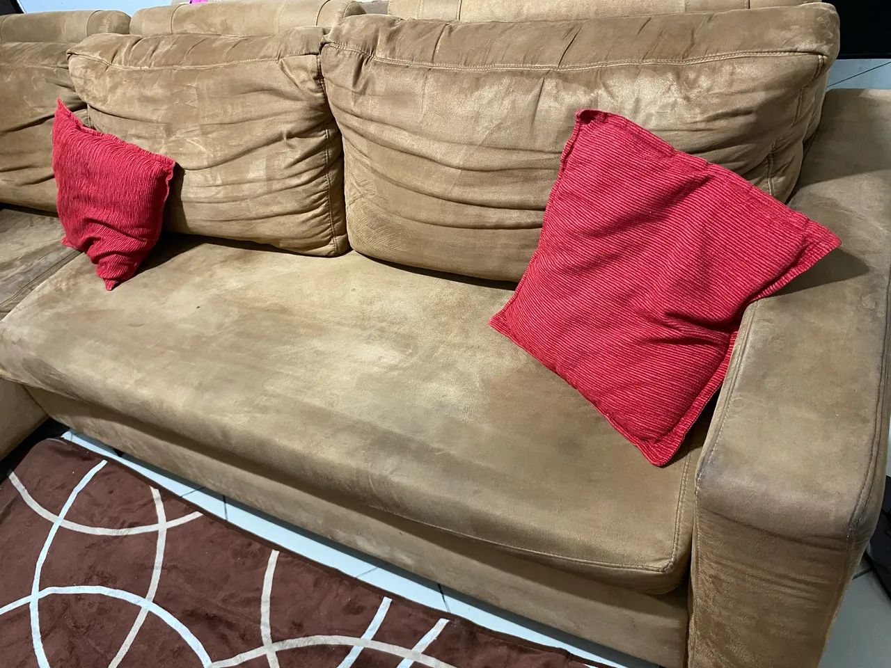 Sofá de camurça  - Foto 2