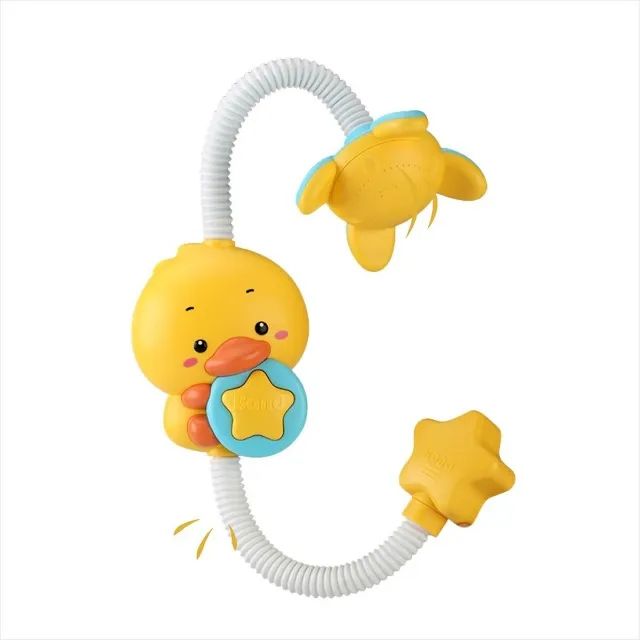 Brinquedo Ducha Eletrônica Chuveirinho Crianças Patinho - Foto 3