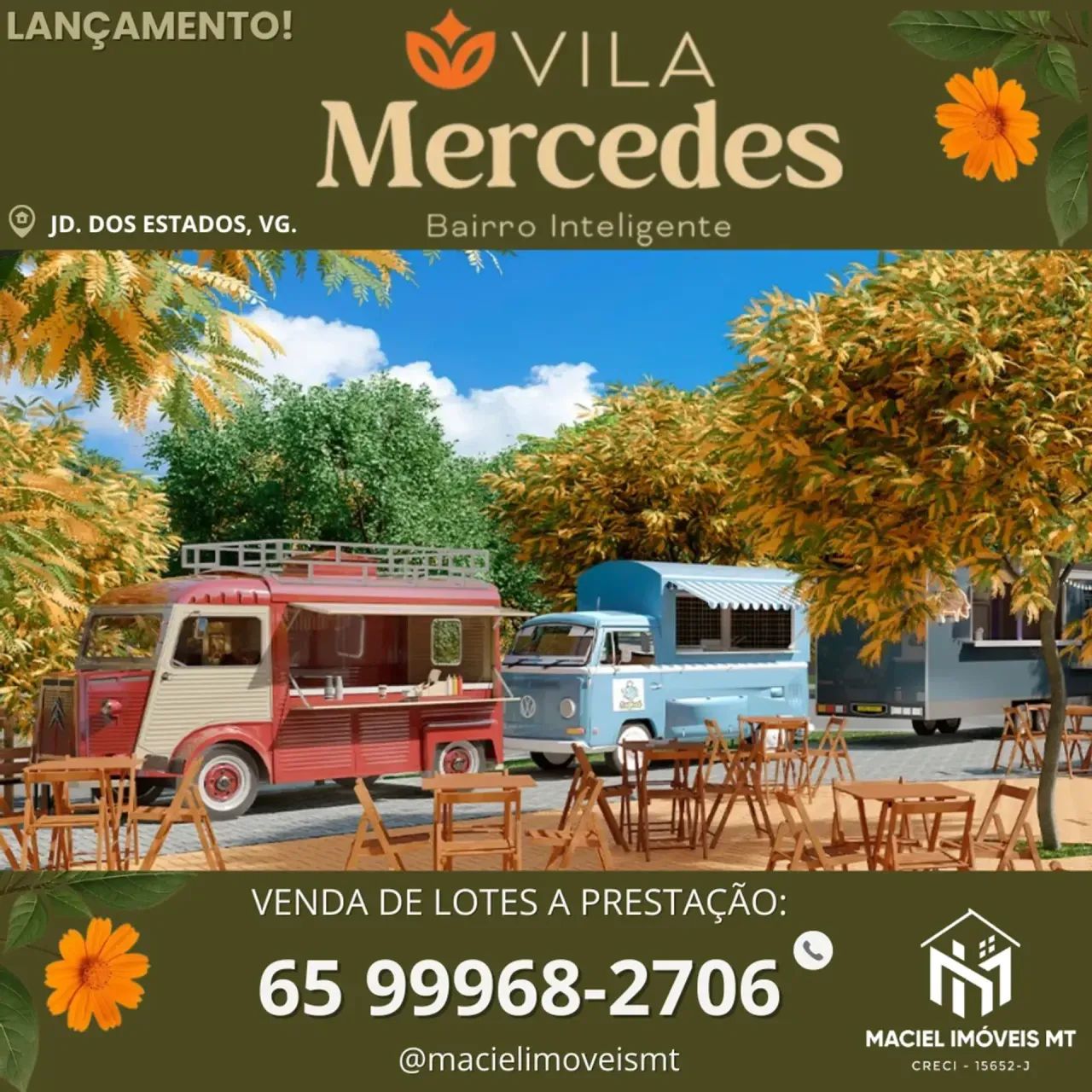 Vila Mercedes, bairro inteligente no Jardim dos Estados, Várzea Grande. - Foto 8