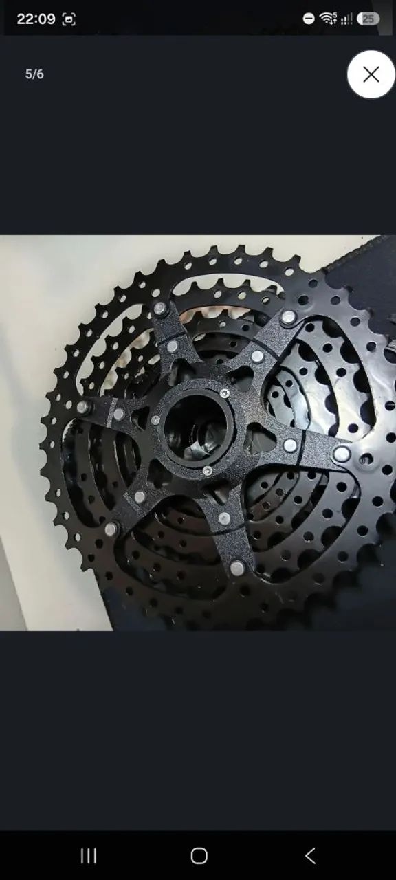 Jogo de catraca e coroa bicicleta - Foto 3