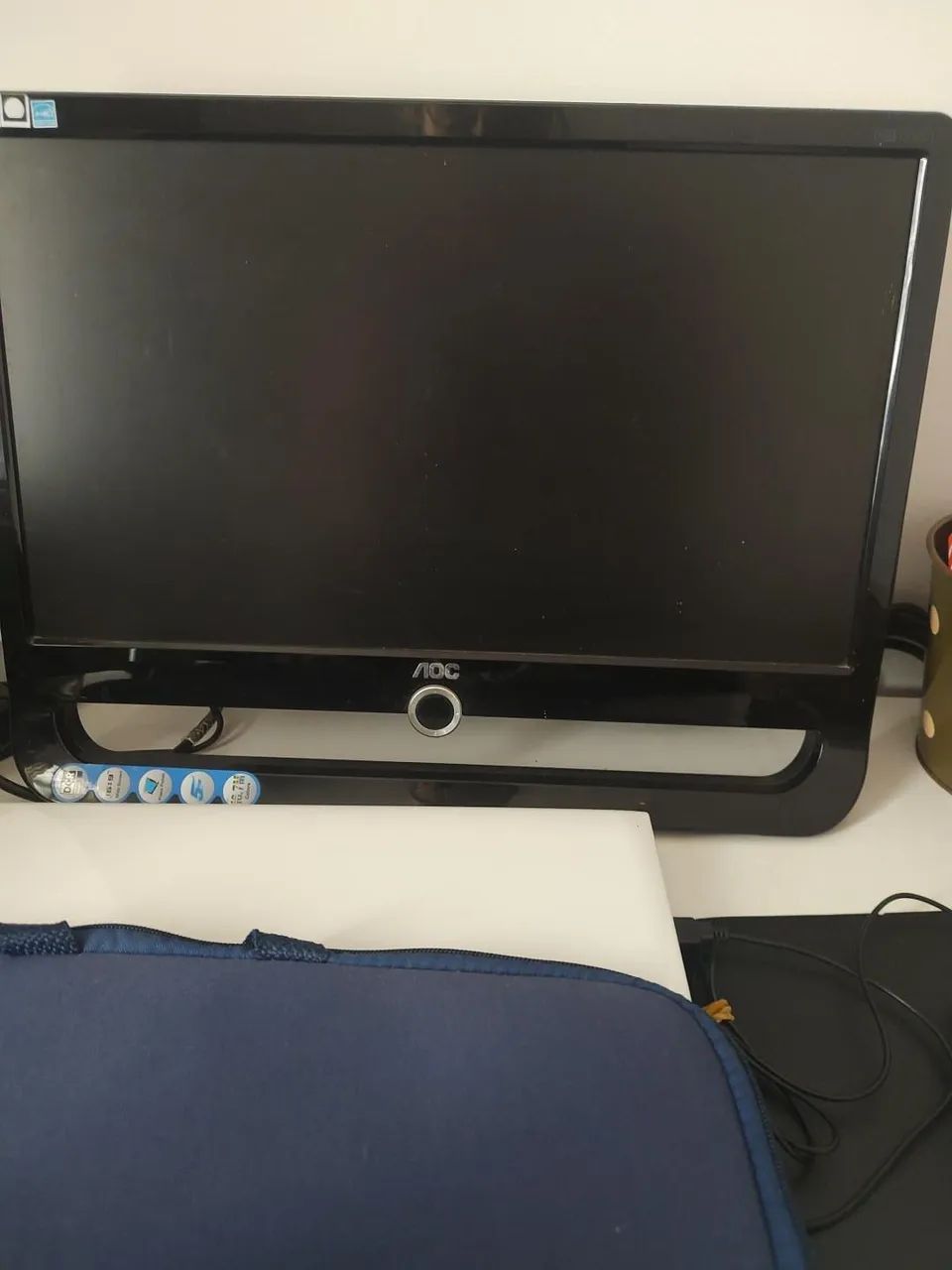 Monitor super Novo AOC 19 polegadas $$ 190.00 retirada bairro Cidade nova BH  - Foto 2