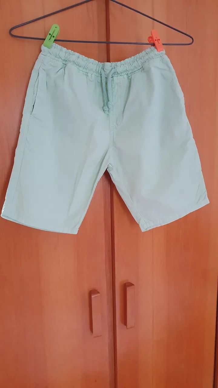 Bermuda Infantil Cor Verde 