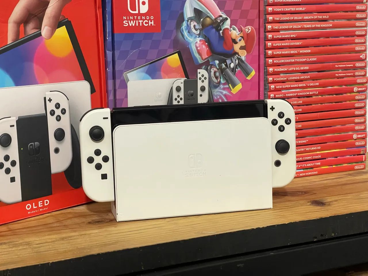 Nintendo Switch Oled 64gb Com Caixa