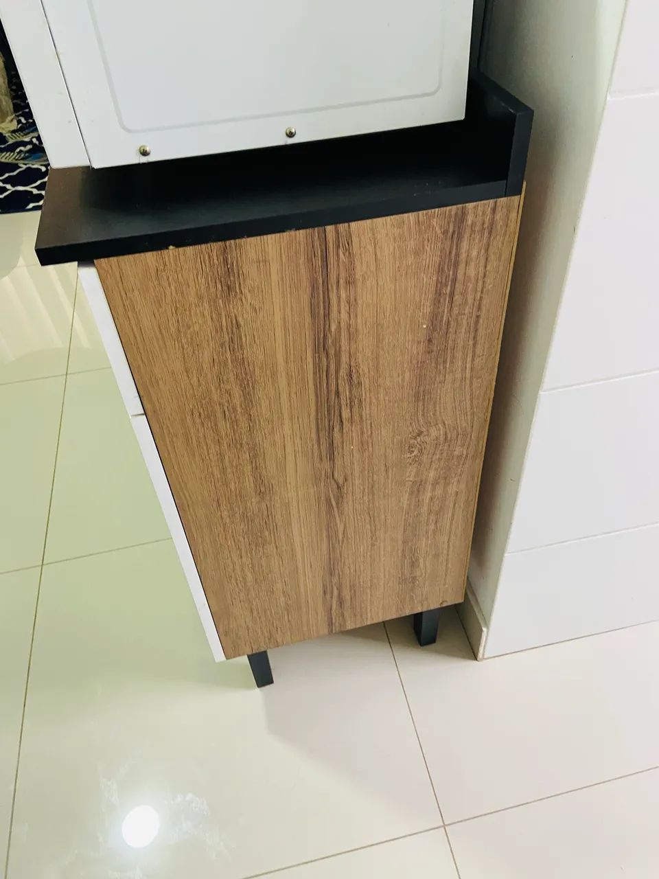 Buffet/Balcão de cozinha branco e amadeirado  - Foto 5