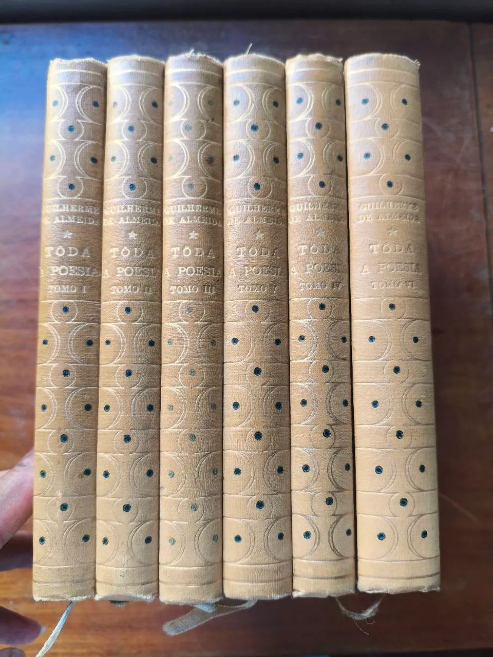 Coleção Tôda a Poesia 1952 - Guilherme de Almeida - 6 Volumes Completo  - Foto 2