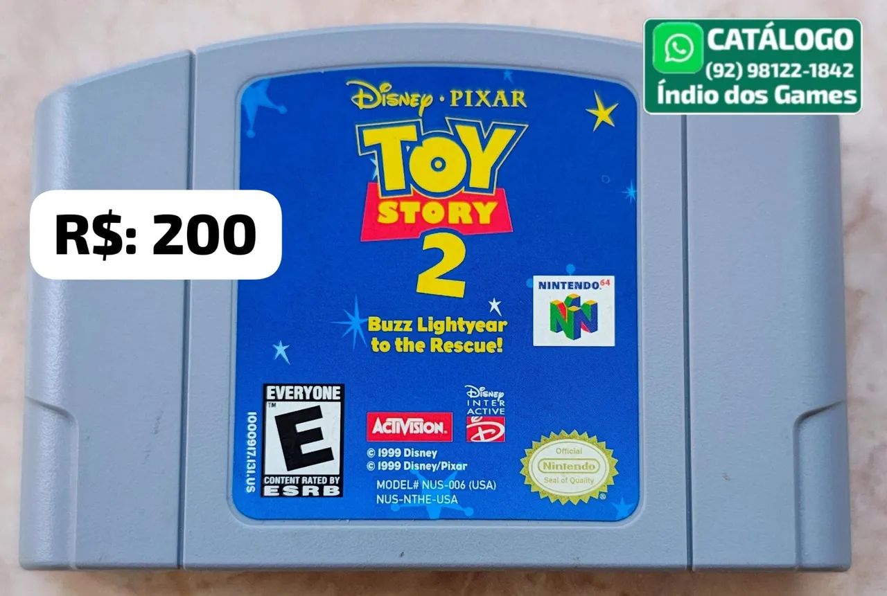 Toy Story 2 = R$: 200