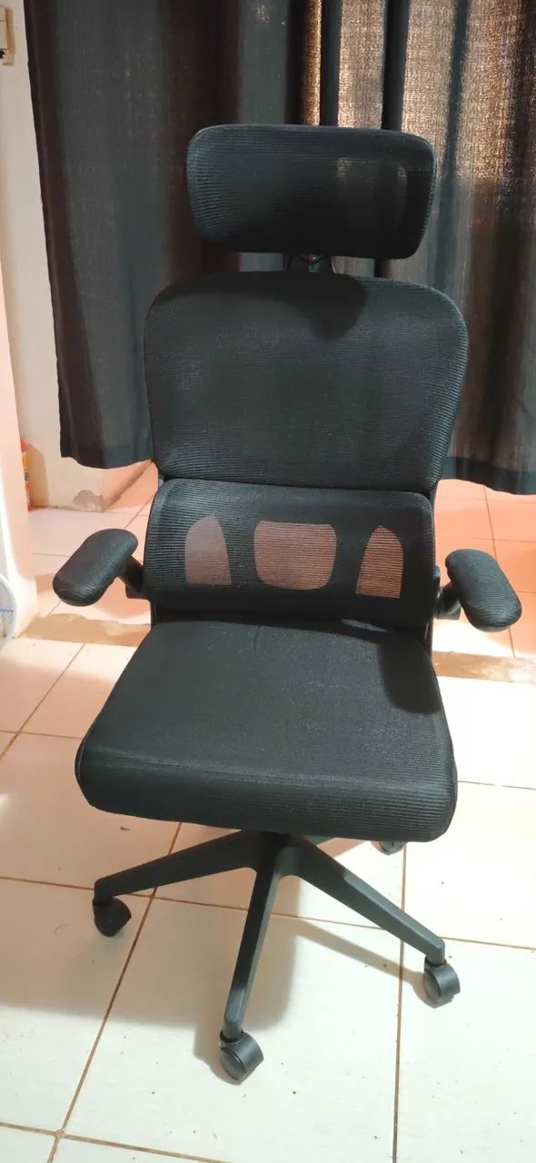 Cadeira Ergonômica Giratória Python Fly com Apoio Lombar - Foto 2
