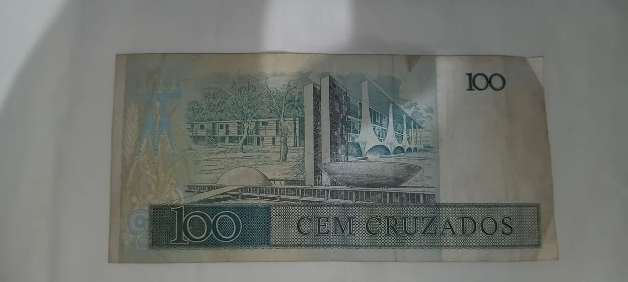 Nota de 100 Cruzados - Foto 2