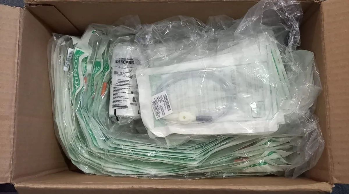 Aspirador de Secreção Medicate MD100, com os descartáveis. - Foto 4