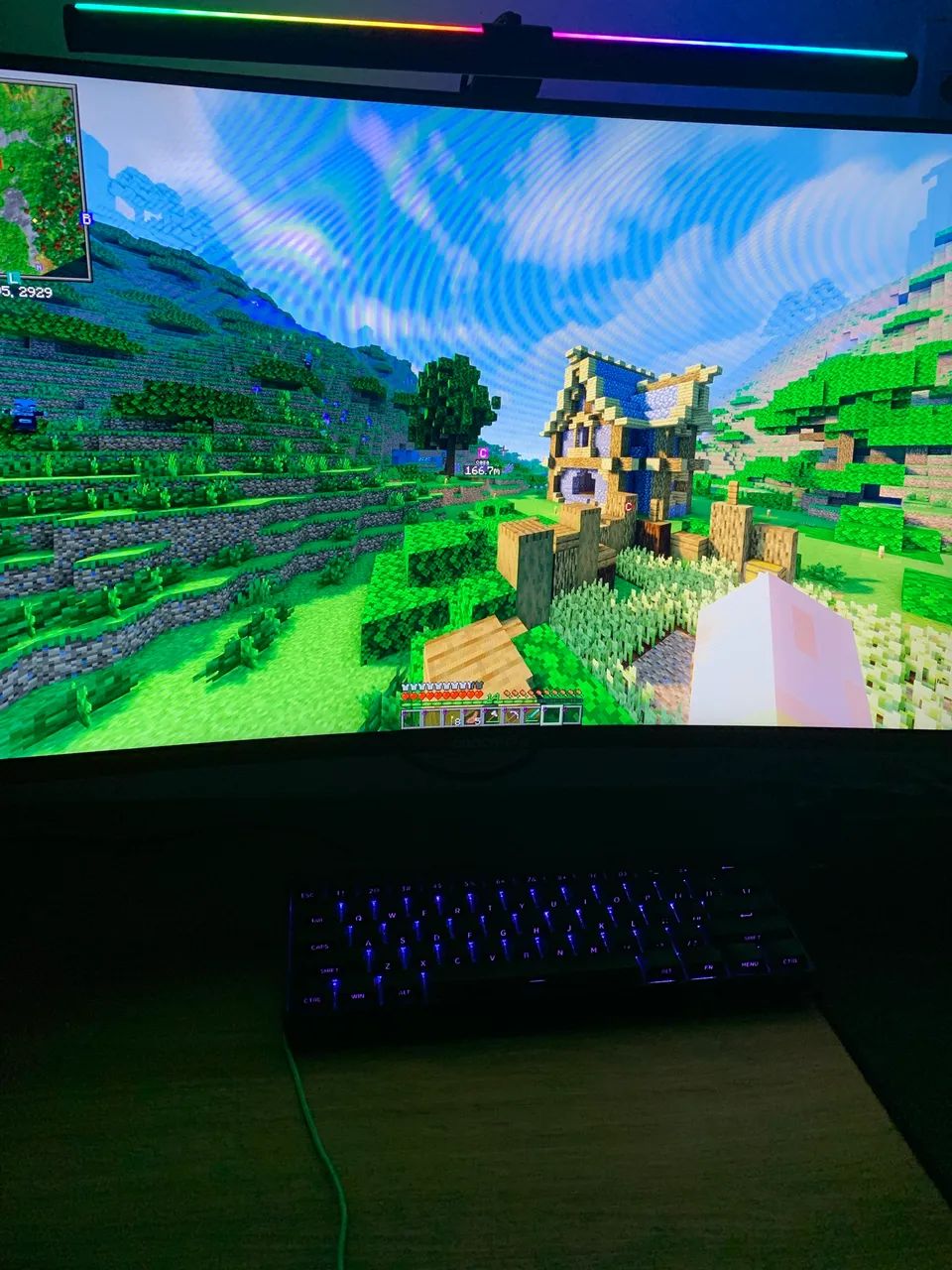 Monitor curvo 27 pol novo na caixa - Foto 2