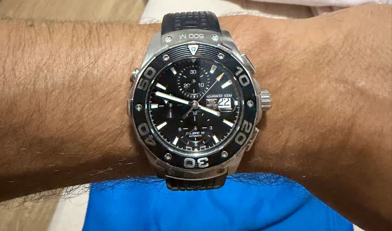 TAG Heuer Aquaracer 500M Calibre 16 Chronograph - CAJ2110 - Foto 3