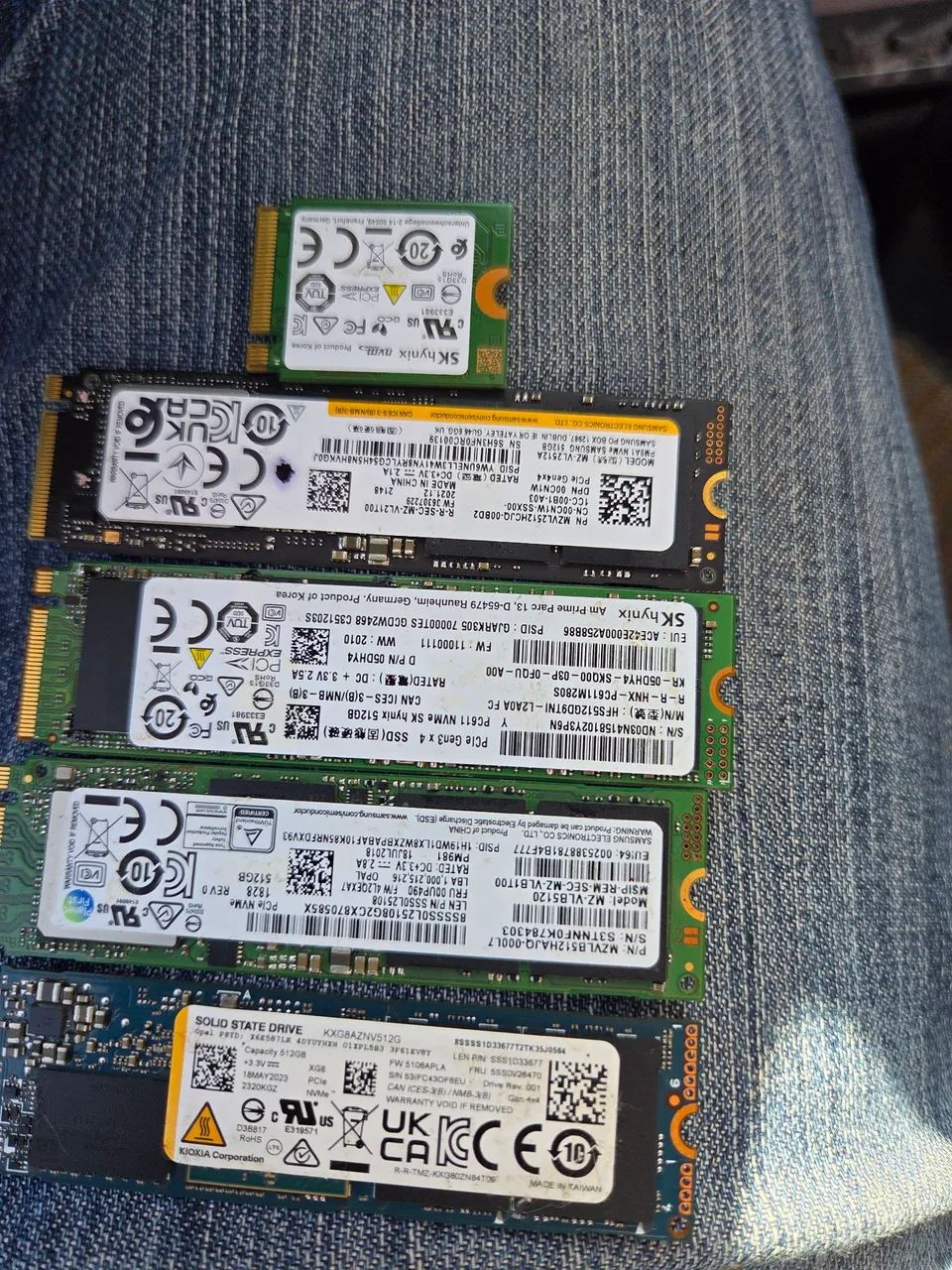 NVMe 512gb Saudável 