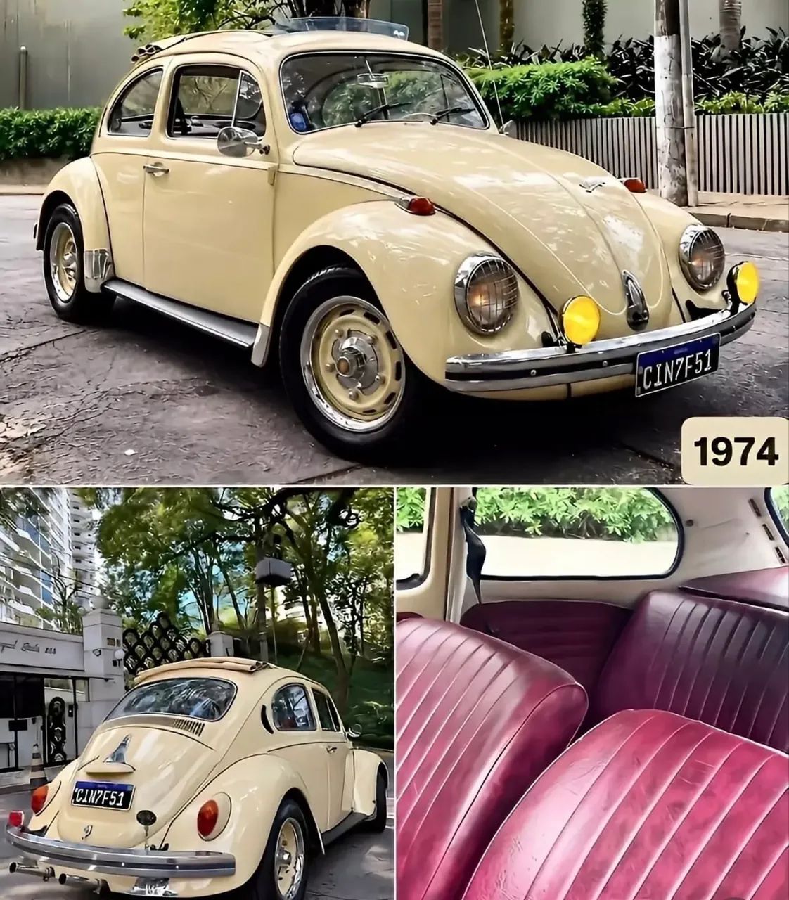 Volkswagen Fusca 1300 1974