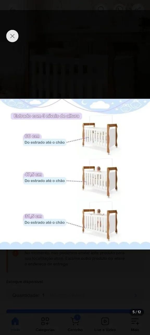 Berço infantil 