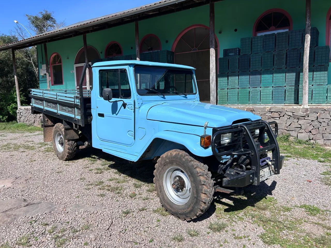 Toyota Band.Jipe Cap.de Aço Chas. Curto Diesel 1991