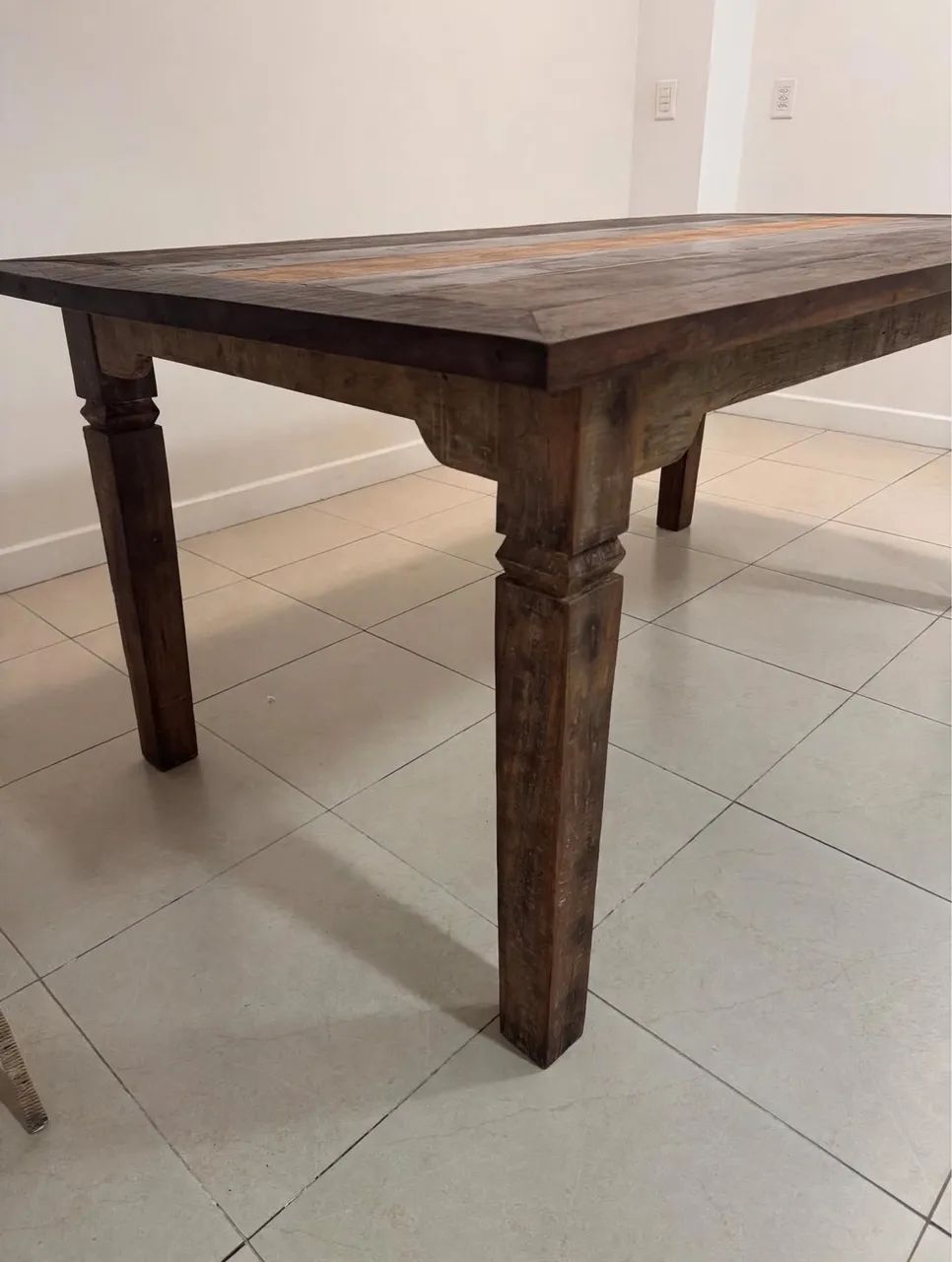 Vendo mesa de madeira demolição  - Foto 3