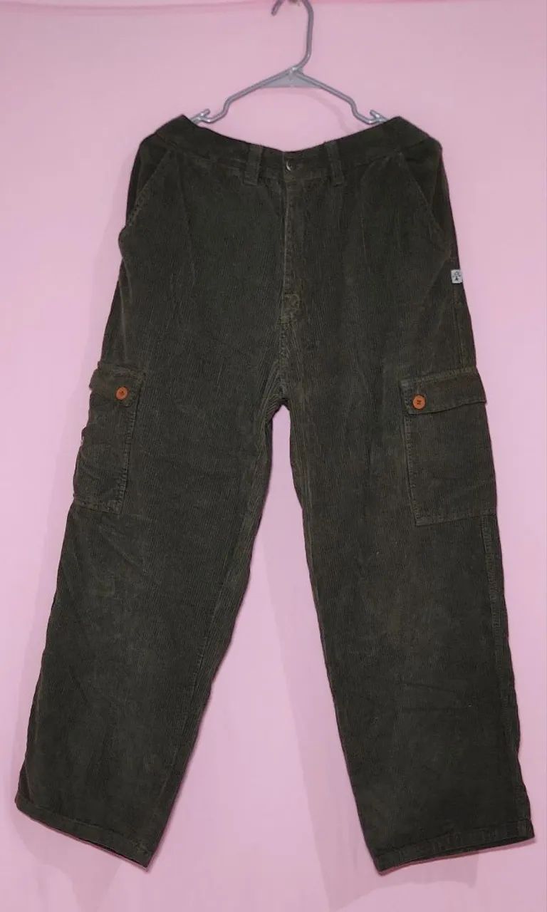 Calça cargo veludo child Nova 